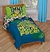 Nickelodeon Teenage Mutant Ninja Turtles in Your Face 4 Piece Toddler Bed Set – Super Soft Microfiber Bed Set Includes Toddler Size Comforter & Sheet Set (Official Nickelodeon Product)