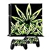 Skins for PS4 Controller – Decals for Playstation 4 Games – Stickers Cover for PS4 Console Sony Playstation Four Accessories PS4 Faceplate with Dualshock 4 Two Controllers Skin – Canabis Weedsthumb 1