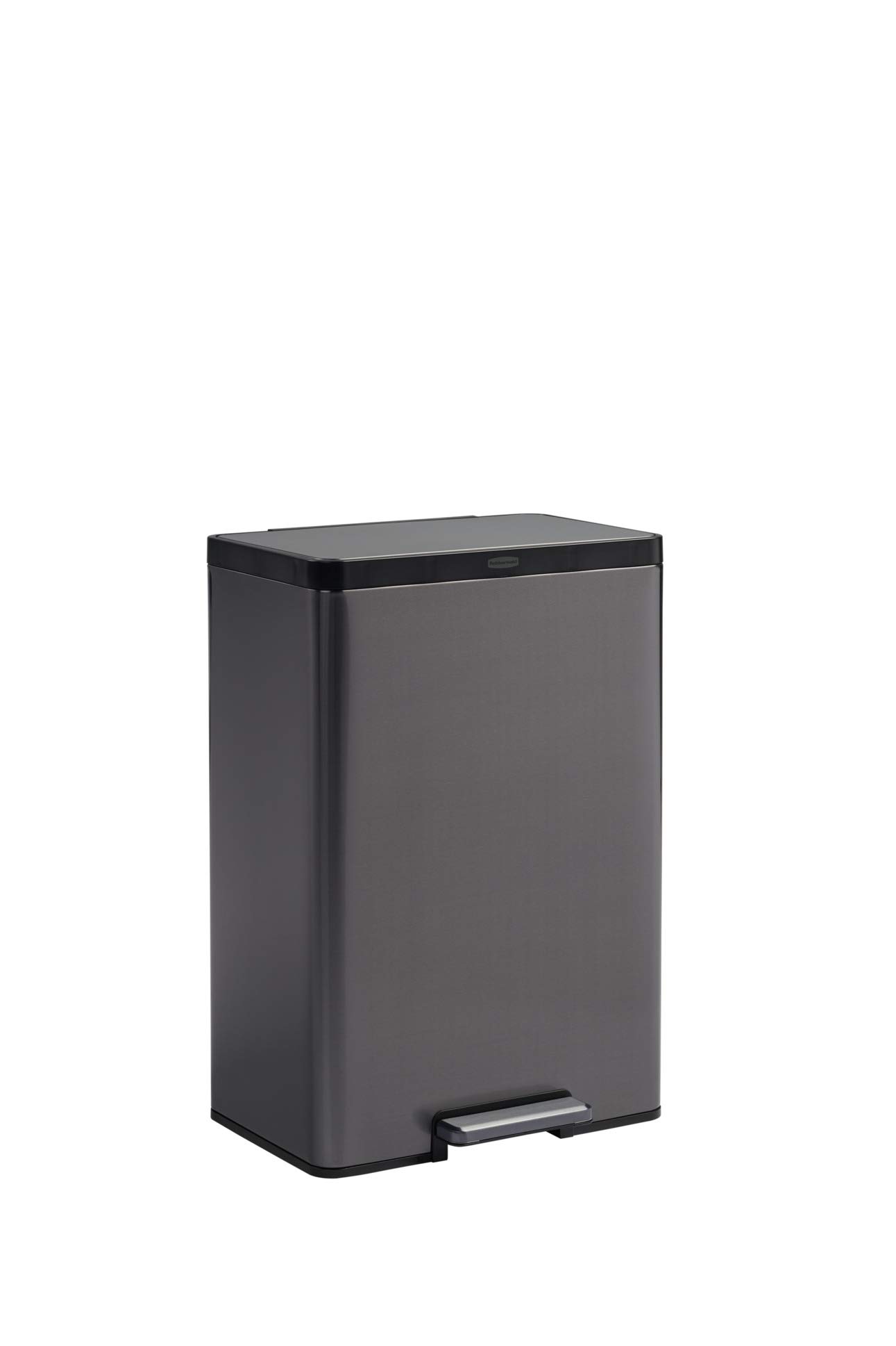 Rubbermaid Elite Stainless Steel Metal Step On Trash Can for Home and  | amzdealz