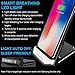 iPhone X Wireless Charger, Alloda Breathing Light QI Fast Wireless Charging stand for Samsung Galaxy S9 Plus S9+ S8 S7a Edge S6 Note 8/5 etc.Standard Charge for iPhone X 8 Plus - No AC Adapter