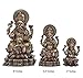 Ganesh Statue - Altar Supply Kit - 8 inch (H) Cold Cast Bronze Statue Ganpati Lord of Success ~ 100 Gram Nag Champa Incense Sticks Pack and Lotus Sri Yantra Ornament