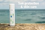 Genuine World Organic SPF 30 Water and Sweat Resistant Uncoated Non-Nano Zinc Oxide Face Sunscreen and Chap Stick 0.56 oz (17g)