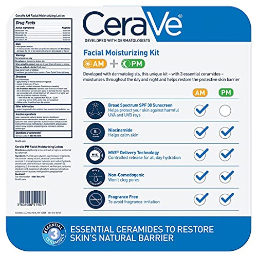 CeraVe Facial Moisturizing Lotion 3oz. AM/PM Bundle Pricepulse