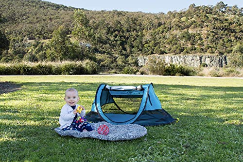 Early Tackler Bunji 209 Portable Beach Pop Up Tent for Babies UPF 50+ Lightweight Outdoor Travel Bed with Sleeping Pad and Blanket - Thumbnail 2