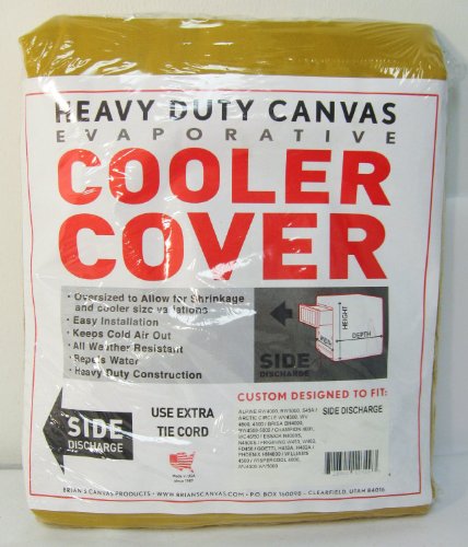 42"W x 52"D x 35"H Side Draft Heavy Duty Canvas Cover for Evaporative Swamp Cooler (42 x 52 x 35)