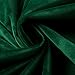 Roslynwood Blackout Velvet Curtains Velvet Energy Efficient Grommet Drapes Dark Green 96 inch Thermal Insulated for Bedroom 2 Panels (W52'' x L96'', Dark Green)