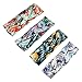 Amoretu 4 Pack Women Boho Headband Elastic Fashion Tropical Turban Twisted Hair Headbands