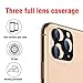 Suoman 3-Pack Camera Lens Protector for iPhone 11 Pro 5.8'' / 11 Pro Max 6.5'' [Anti-Scratch][Tempered Glass] Camera Lens Protector for iPhone 11 Pro Max - Permanent Replacement
