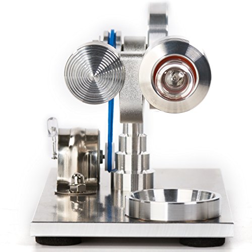 Sunnytech Hot Air Stirling Engine Model Education Electricity Power LED Toy SC010
