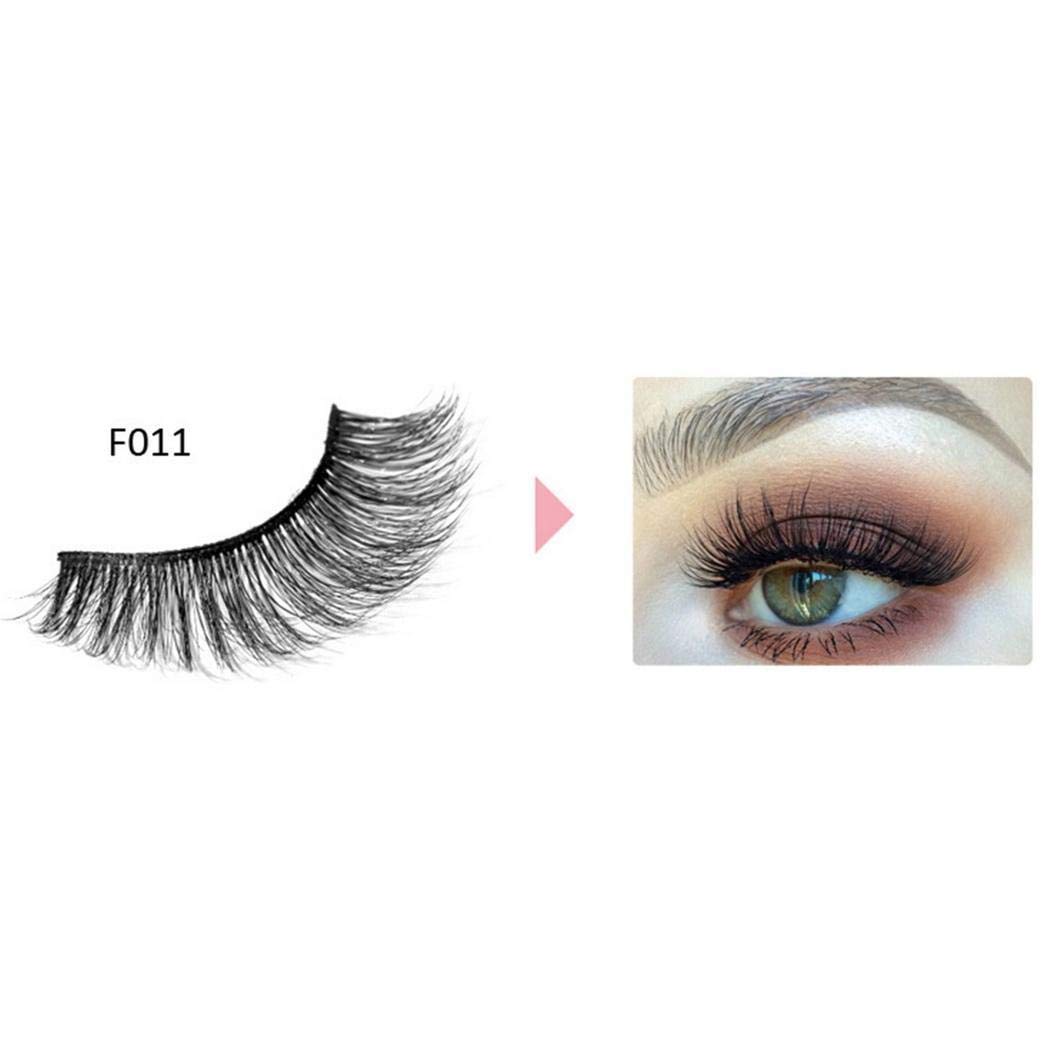 Chiak 3D Mink False Eyelash Curling Soft Slender Three-dimensional False Eyelash Costume Makeup