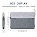 Laptop Sleeve Protective Case Waterproof Cover Protector Hand Bags Compatible with MacBook Air 13-13.3 inch Inch Retina Display, 14 MacBook Air and Notebook Computer (Grey)