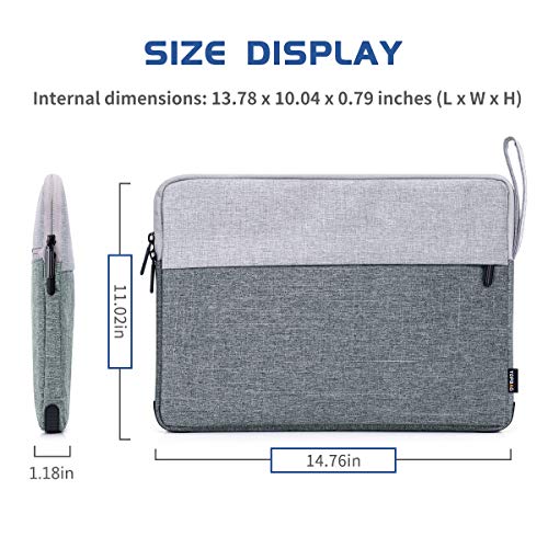 image for EASYFUN Laptop Sleeve, Laptop Protective Case Handbag Tablet Bags Wate
