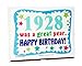 RETRO CANDY YUM ~ 1928 97th Birthday Gift Box Nostalgic Candy Assortment from Childhood for 97 Year Old Man or Woman Born 1928