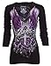 Archaic AFFLICTION Womens LS T-Shirt ROSEMARY Tattoo Biker UFC Sinful