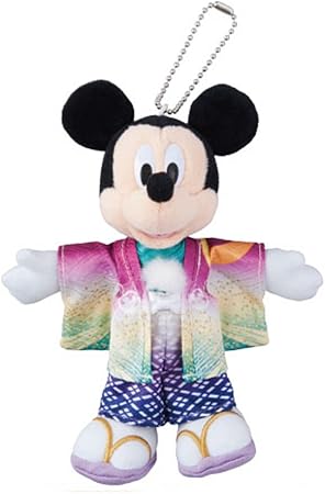 Amazon ミッキーマウス 和服ぬいぐるみバッジ ディズニー15年ニューイヤーグッズ ディズニーリゾート限定 バッジ おもちゃ