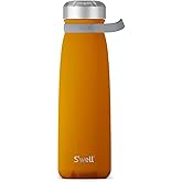 S'well Stainless Steel Traveler With Handle, 40oz, Golden Hour, Triple Layered Vacuum Insulated Containers Keeps Drinks Cold for 60 Hours and Hot for 20, BPA Free, Easy Carrying On the Go