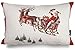 Phantoscope New Merry Christmas Gifts and Presents Series Throw Pillow Cushion Cover (Wagon)