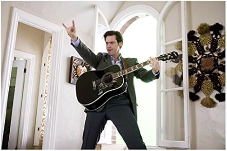 Yes Man 8 Inch X10 Inch Photo Jim Carrey Playing Guitar Facing Away From Open Arch Window Kn At Amazon S Entertainment Collectibles Store