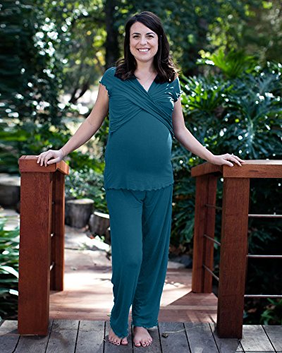 image for Kindred Bravely Davy Ultra Soft Maternity & Nursing Pajamas Sleepwear 