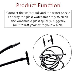 OTUAYAUTO Windshield Washer Hose Kit, Universal