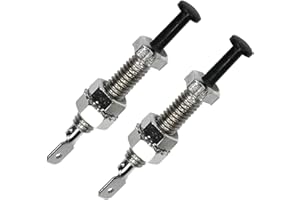 EATAKWARD 2Pcs Adjustable Door Pin Switch, Heavy Duty Door Pin Switch, Universal Bonnet Light Hood Screw for Car Truck Bonnet