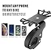 Bike Motorcycle Phone Mount，Premium Silicone Upgraded Bicycle Holder，Universal Adjustable 360° Rotation for iPhone 5 6 7 8 X Plus, Samsung,Galaxy,Nexus,HTC,LG,BlackBerrythumb 2