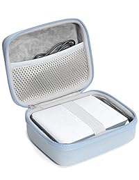 Funda protectora para cámara Fujifilm Instax Compartir SP-2 teléfono inteligente Impresora by wgear, bolsillo de malla para cable y papel de impresión, Azul (Sky Blue)