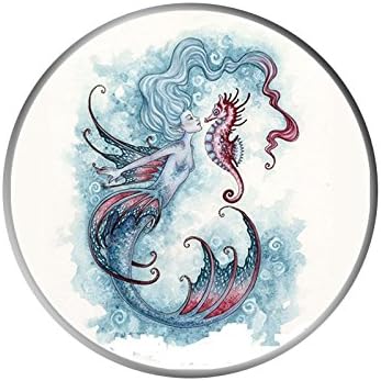 Pop Out Socket Collapsible Expanding Grip Stand and Holder for Phones and Tablets - Mermaid