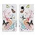 Nexus 5 Case, iCoverCase Butterfly Pattern Leather [Card Slot] Wallet Case Kickstand Phone Shell [Book Flip] Cover for LG Google Nexus 5 (Butterfly Wallet)