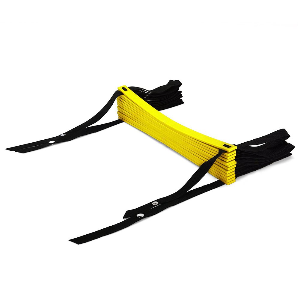 HanSemay 5M Speed Ladder Agility Ladder 9-Rung for Football Speed Fitness Training (5M 9-Rung)