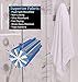 Laguna Blue Antibacterial Microfiber Bath Towels (2-Pack) White 30