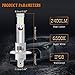 TUINCYN 1600Lm H1 LED Fog Light Bulbs Replacement 6500K White Extremely Bright High Power 80W CSP Chips DRL Daylight LED Bulb DC 12V-24V (2-Pack)