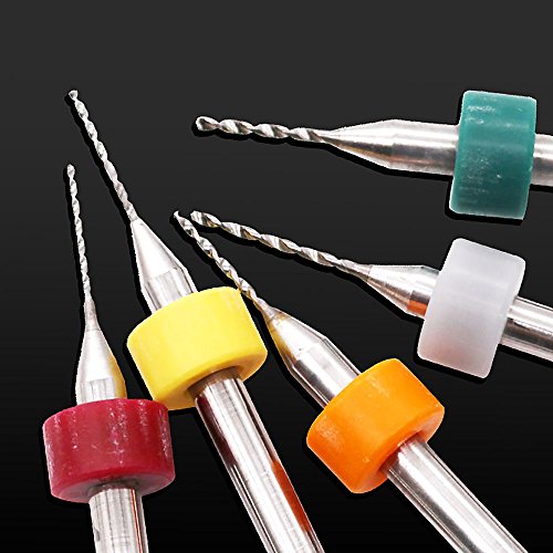 Mmrm 10pcs/box Carbide Mini Tool for Print Circuit Board PCB Drill Bits Power Tools 0.1-1.0mm