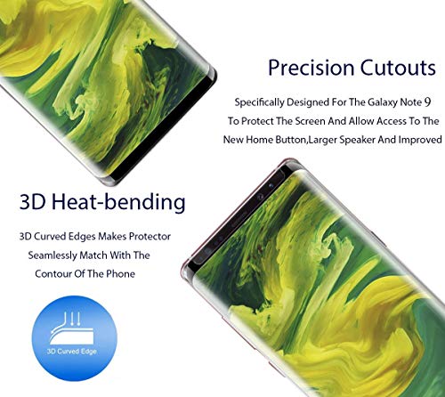 image for my-handy-design [2Pack] Galaxy Note 9 Screen Protector, Note 9 Tempere