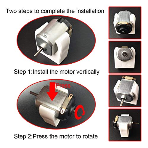 6 Set Dc Motor Kit Homemade DIY Project Kits DC Motors,Gears