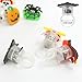 Coluans Halloween Treats 25P Halloween LED Ring Light Up Rings Toys Kids and Adults Glow in The Dark Halloween Party Favor for Kid LED Flash Rings Non Candy Gift Bag Fillers