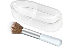 AMAZDIP Dip Powder French Dip Nail Tray Smile Line Tip Mold, Nail Art Tech Must Have Portable Dipping Powder Sequins Glitter Decoration Container Holder Saver Tool and Soft Nail Dip Powder Brush