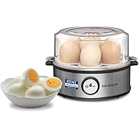Kent Instant Egg Boiler 360-Watt (Transparent and Silver Grey)