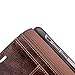 iPhone Xs MAX Case, QIALINO Slim Flip Genuine Leather Protective Cover iPhone Xs MAX Wallet Case with Card Holder - Brown