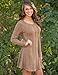 Mansy Sweater Dress for Women Cable Knit Ribbed A-Line Short Fitted Pullover Sweaters Dresses Fall Winter