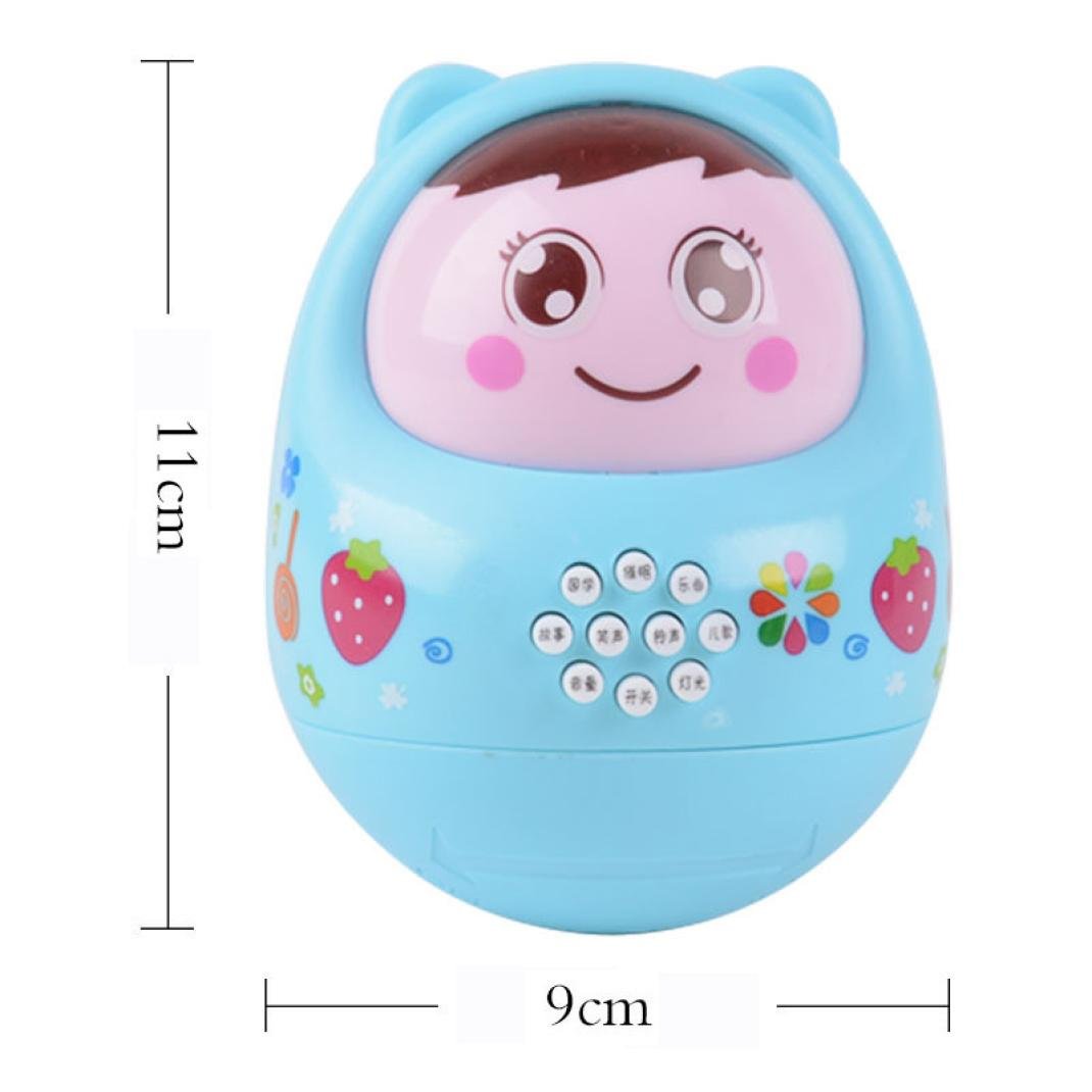 Jouets Educatifs Longra Jouets Musicaux Culbuto Bebe Education Puzzle Toys Plus De 6 Mois Bebe Roly Poly 9 12cm Bleu Culbuto Bebe Puericulture