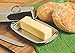 Fox Run Stainless Steel Double Butter Dish With Lid, 2 Butter Stick Capacity