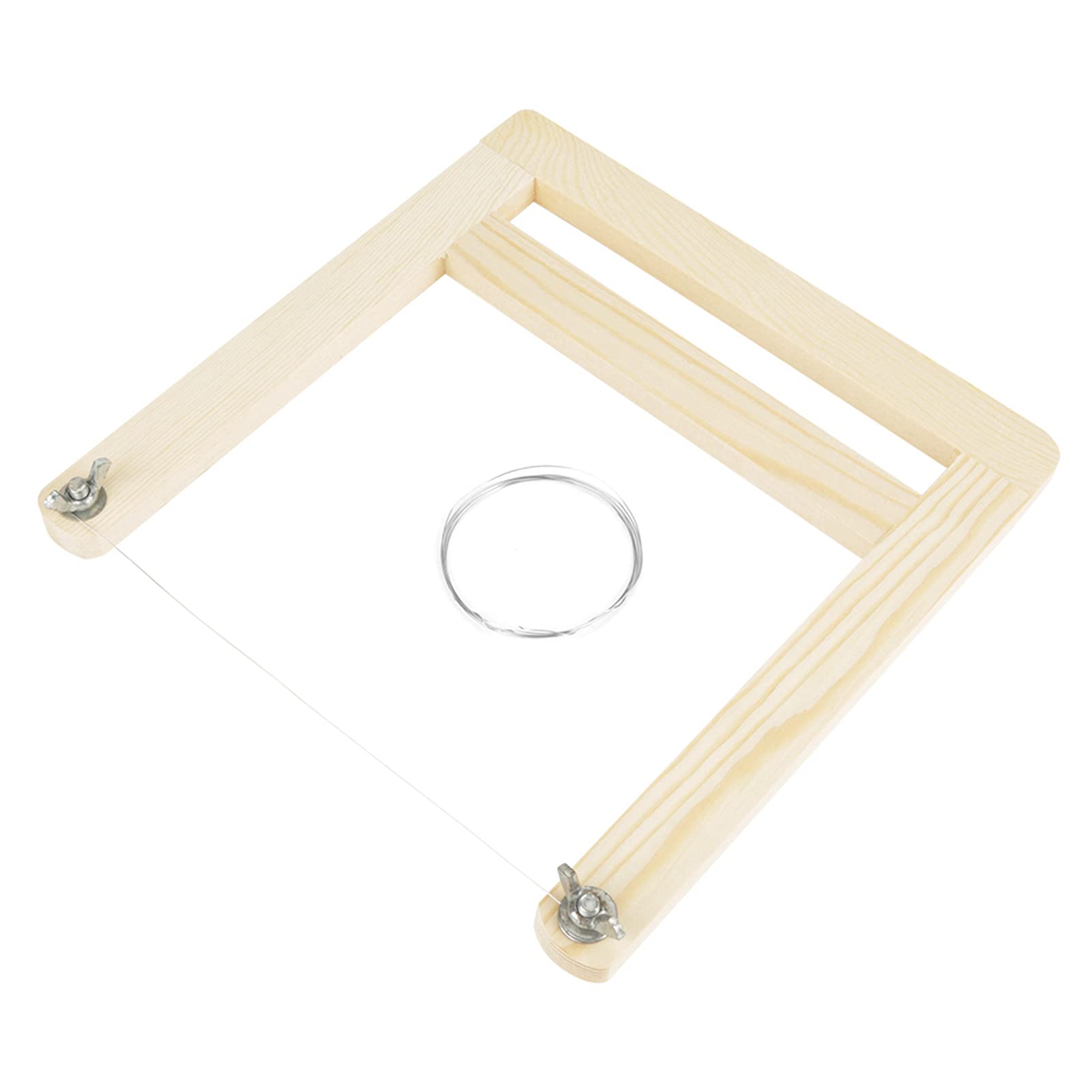 Wood Handle Wire String Soap Loaf Cutter Saw for Soap Candle Wax Handmade Tool