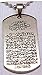 Engraved Allah Necklace Quran Verset Ayatul Kursi Steel Pendant with Chain