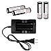 18650 Battery and Charger, Refun 4 Pcs 18650 3.7V Rechargeable Protected Lithium Batteries for LED Flashlight Lamp Torch