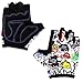 Kids Bike Gloves for Boys Girls Age 4 5 6 7 8 9 10 11 12 Optional, Fabric, Colourful, Lively Mountain Bike Gloves (Color, XS (4-8 Ages))