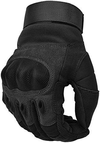 COTOP Motorcycle Gloves(Upgraded Version), Hard Knuckle Touch Screen Gloves Motorcycle Gloves Motorbike ATV Riding Full Finger Gloves for Men-Provide 6 Month Guarranty