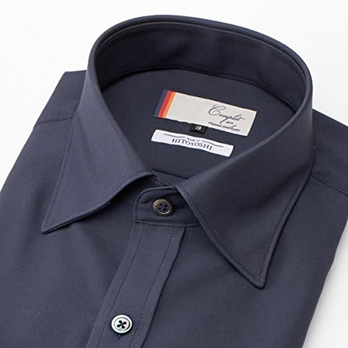 Amazon メンズメルローズ Men S Melrose Hitoyoshiクールマックスピンオックス半袖ドレスシャツ 03ネイビー L 4 シャツ 通販