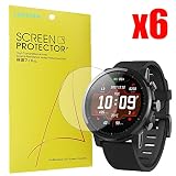 Lamshaw for Amazfit Stratos Screen Protector, Premium High Definition Ultra Clear for Amazfit Stratos Multisport GPS Smartwatch (6 Pack)