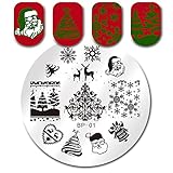 Born Pretty Christmas Xmas Theme Nail Art Stamping Image Plate 01